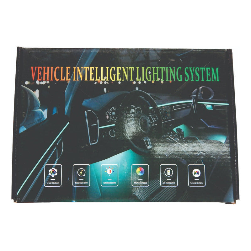 Kit Iluminação Interna Luz Ambiente Led Acrílica Rgb Por App