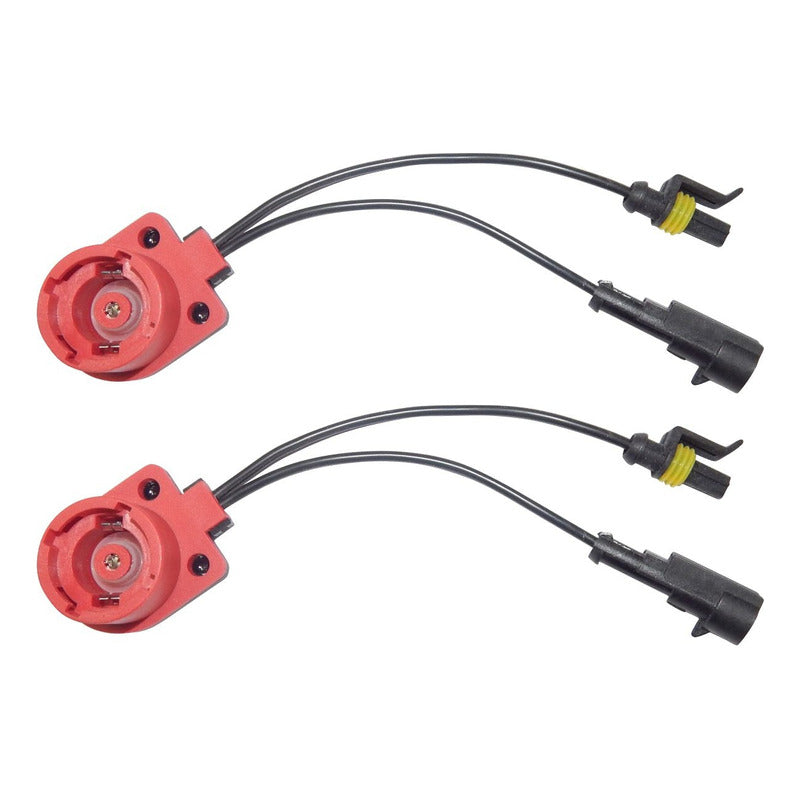 Kit 2 Cables Adapter Bulb D2r D2s Universal Xenon Ballast
