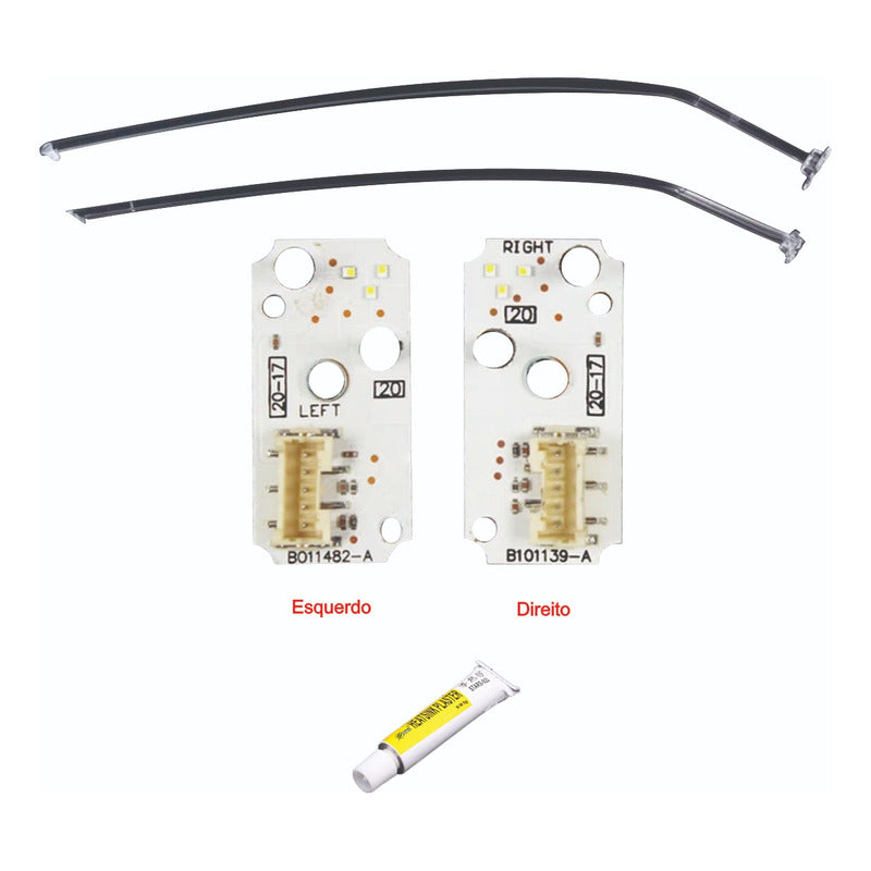 Kit Drl Audi A3 2017 A 2020  Acrílicos E Placas Par Ld E Le