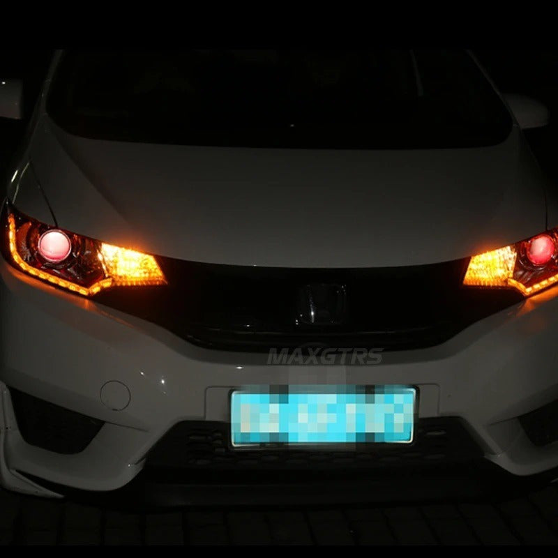 Par Barra De Led Acrílico Drl Seta Sequencial 50cm