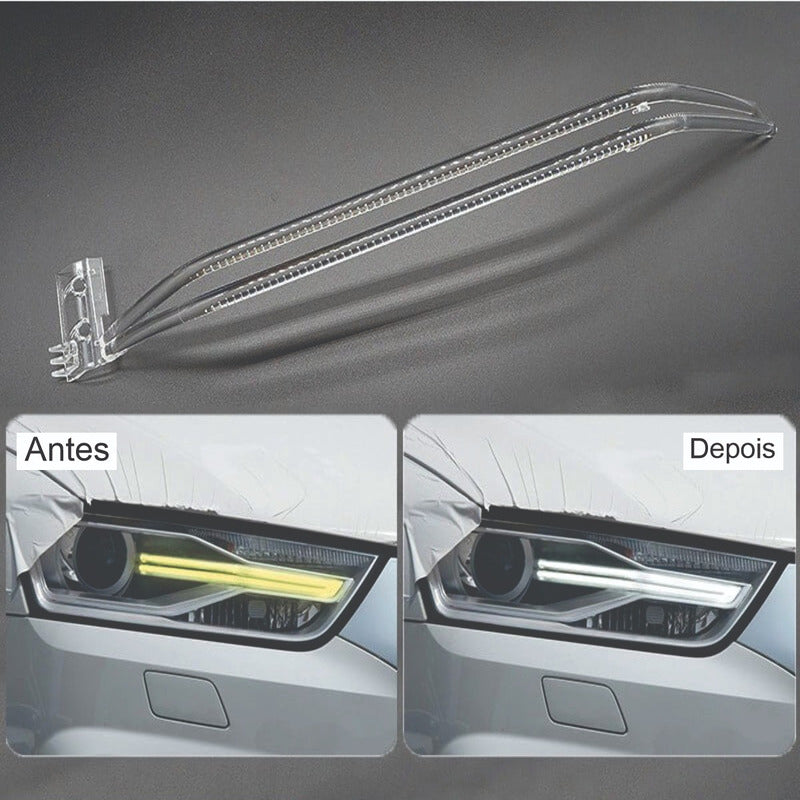 Kit Drl Audi Q3 2015 2018 Acrílicos E Placas Par Ld E Le