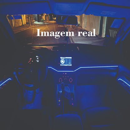 Kit Iluminação Interna Luz Ambiente Led Acrílica Rgb Por App