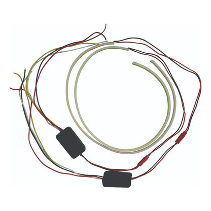 Pair of 4mm Cob Led Bar Drl and Internal Turn Signal Headlight