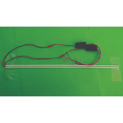 Pair of 4mm Cob Led Bar Drl and Internal Turn Signal Headlight