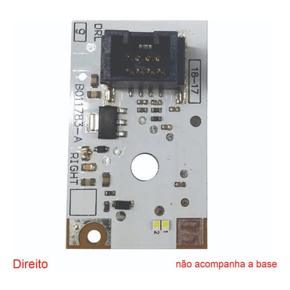 Placa Drl Audi A3 2017 18 19 20 Full Led Placa Mais Cola