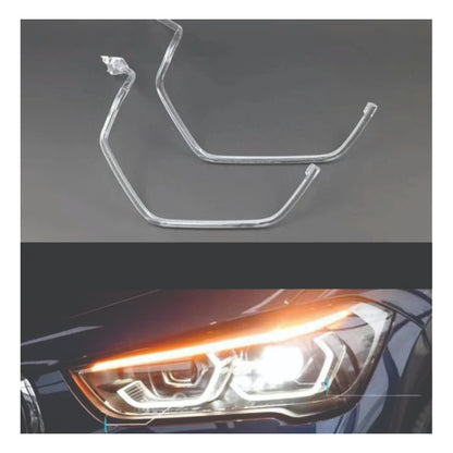 Acrylic Bar Headlight Angel Drl Bmw X1 2020 21 22 23