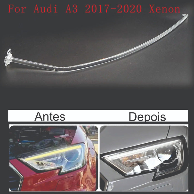 Kit Drl Audi A3 2017 A 2020  Acrílicos E Placas Par Ld E Le
