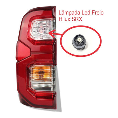 Lampada Led Luz Freio Lanterna Hilux Srx 2021 2022 2023