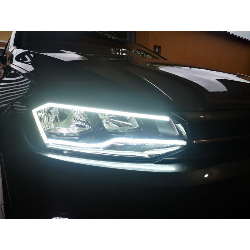 Par Barra De Led Interna Farol Drl E Seta Sequencial 60 Cm